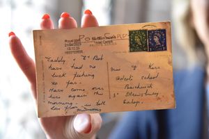 It is believed the postcard was sent in June or July 1957.