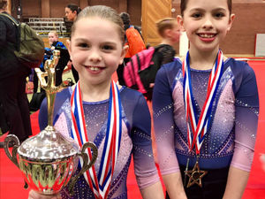 Supporting image for story: Bridgnorth sisters celebrate both winning honours at regional gymnastics competition