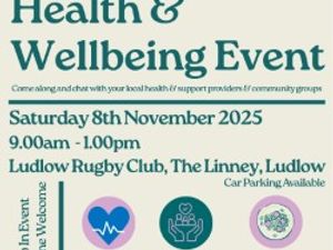 Supporting image for story: Ludlow GP Surgery running free Community Health and Wellbeing Event