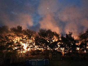 Supporting image for story: Shropshire firefighters tackle 200 tonnes of blazing hay