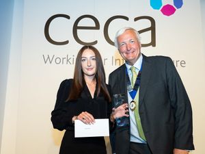 Supporting image for story: Rosie named Most Promising Trainee Quantity Surveyor at CECA Southern Awards
