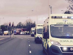 Supporting image for story: Three taken to hospital and road closed after Dudley smash