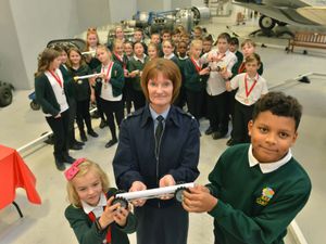 Supporting image for story: It IS rocket science for pupils on RAF Cosford visit