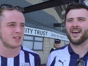 Supporting image for story: 'Happy with a point' West Brom fans give their take on their side's draw at Pride Park - VIDEO