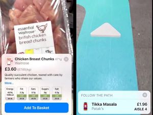 Supporting image for story: This demo shows how augmented reality could help us with grocery shopping