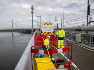 Supporting image for story: Engineers to create single-thread digital highway across Forth Road Bridge