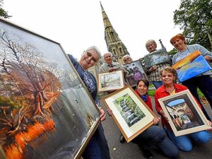 Supporting image for story: Walsall artists' group in first show