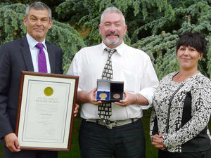 Supporting image for story: Star comment: Badge of honour for 'my hero'