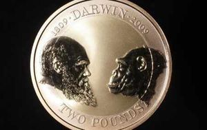 Supporting image for story: Darwin (and relative) on new coin