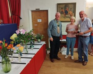 Jim and Caitriona Frodsham winners of the Best Allotment Competition 2025