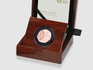 Supporting image for story: Commemorative coin celebrates British scientist Rosalind Franklin