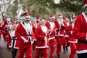 The Beacon Centre for the Blind’s 10th annual Santa Run. Photo: Nathan Styles Photography