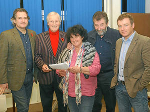 Supporting image for story: 200 turn out for Shropshire Radio Four recording