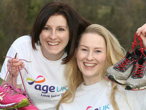 Supporting image for story: Mid Wales cousins run in memory of nan