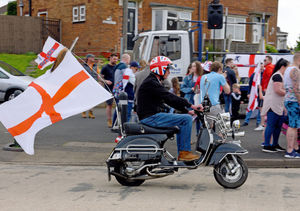 The annual St George's Day parade, which starts from Westminster Road, West Bromwich