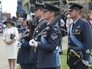 Supporting image for story: Battle of Britain remembered with Shrewsbury parade