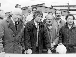 Supporting image for story: Oswestry mourn loss of former goal-ace Micky Ryan