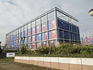Supporting image for story: Anglo Holt delivering Holiday Inn Express hotel built of shipping containers