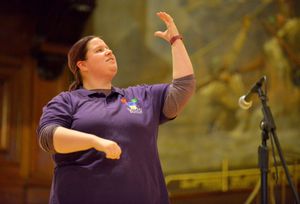 Signs for Worship performed at the event