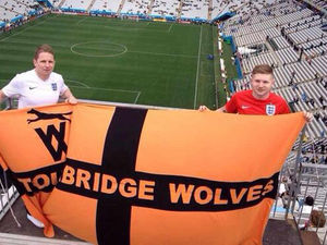 Supporting image for story: Wolves flag flying at half-mast as England lose to Uruguay