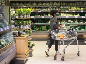 Supporting image for story: Fall in shop prices slows as supply chain disruption hits retail costs