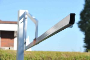 One of the barriers which councillors say has been damaged