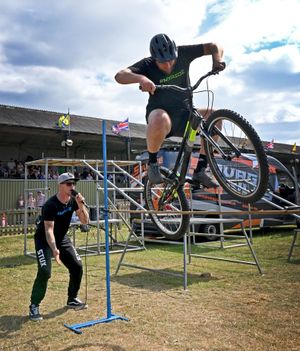 Daredevil tricks at Shrewsbury Live
