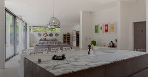 The house features an incredible kitchen - and all the fixtures and fittings are included in the prize