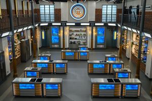 The new Masterchef studios are already set up at Digbeth Loc