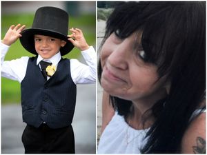 Supporting image for story: Young Treyden leads procession to remember his nan