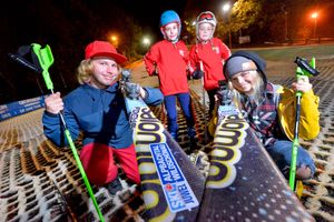 Vicky and Pauli Candlin with Zoe Harris and Hattie Newton 