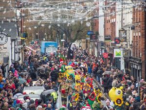 Supporting image for story: 'Fantastic' turnout for Oswestry Christmas Parade despite early morning rain