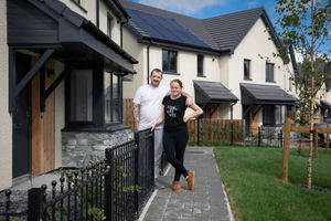Danielle Gray and Stephen Gray (pictured above) said: “We’re seeing our new home for the first time today and think it’s amazing. It’s a massive relief to be moving in after being in temporary accommodation for two years."