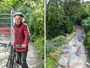 Supporting image for story: "Marooned" West Midlands residents face 12-mile round trip to shops as damaged bridge yet to be repaired