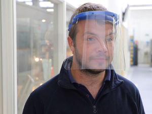 Supporting image for story: Certification for visor as manufacturing collective targets 100,000 sales