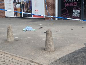 The police cordon has remained at the scene since the incident on Friday