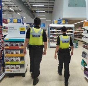 West Midlands Police in Tesco