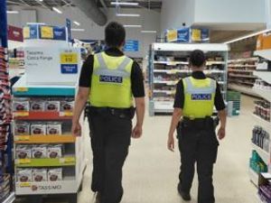 Supporting image for story: Every little helps - Walsall officers make arrests and advise Tesco staff in clampdown on shoplifters