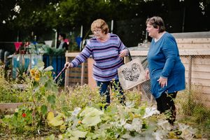 Children at Longlands Community Primary School in Market Drayton have invited local residents into the community to visit their eco-garden and animals