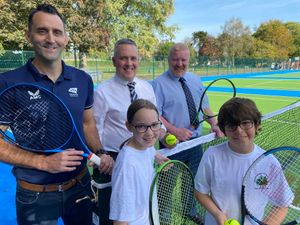 Supporting image for story: Dudley residents all set to love reopened tennis courts after improvements made