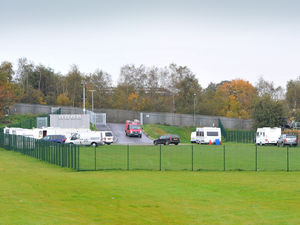 Supporting image for story: Police criticised as travellers moved into new Black Country transit site