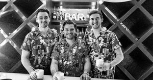 From left: Elliot Cornish-Sheasby, Aaron Burgess-Smith, James Killer.