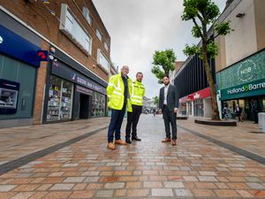 Supporting image for story: Paving of Wolverhampton city centre street completed – but more work to come