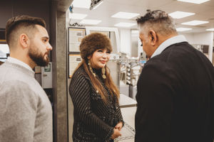 Datu Jordan Nirankari-Bowen, HRH Maha Putri Maria Mastura and Franchisee Ash Raju