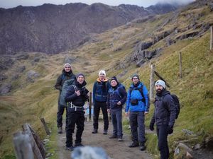 Supporting image for story: Telford hospital staff climbing Three Peaks for mental health charity