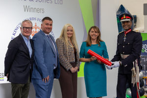 Mayor Richard Parker with the team at Bowers & Jones and the Lord Lieutenant