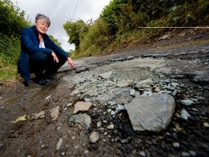 Supporting image for story: Call for action as Shropshire villagers 'cut off' by potholes