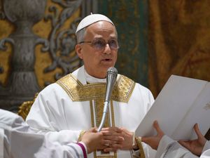 The Pope celebrates Mass