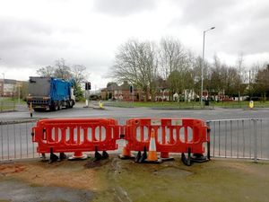 Damaged railings at the scene of the crash (Matthew Cooper/PA)