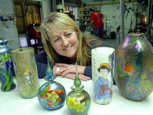 Supporting image for story: Artist's smashing glasswork